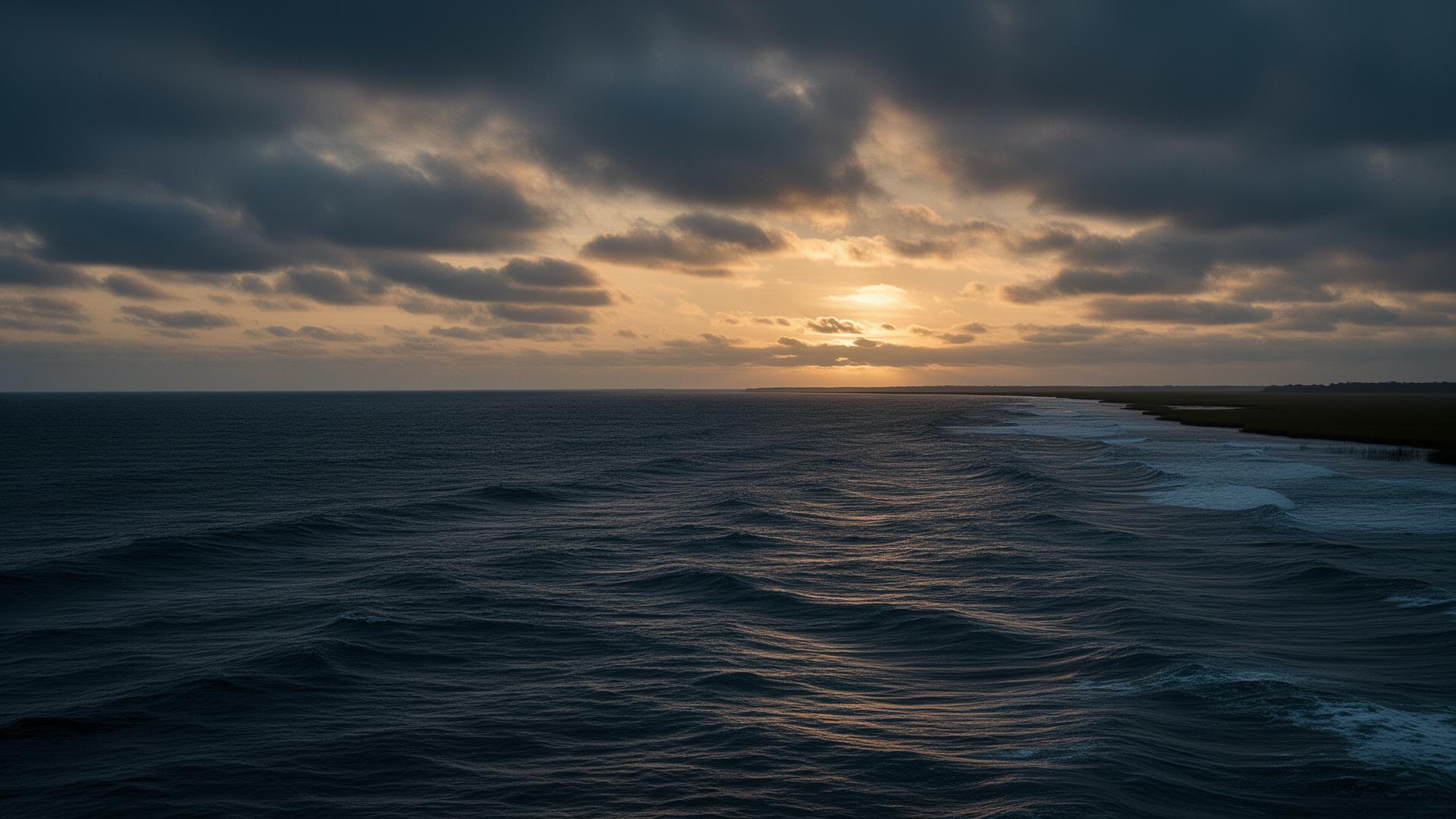 South Carolina ocean backdrop